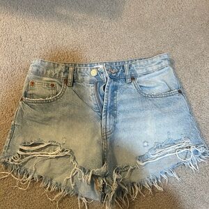 Zara jeans shorts size 4